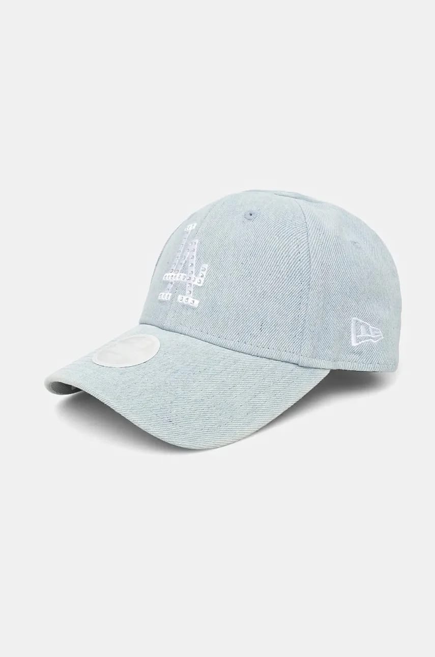 Бейсболка из хлопка DIAMANTE DENIM 9FORTY® LOS ANGELES DODGERS