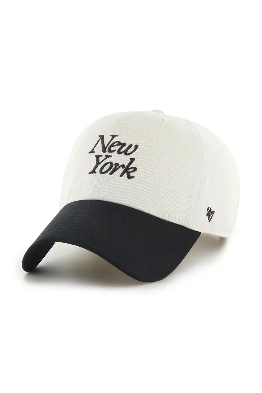 Хлопковая бейсболка MLB New York Yankees серая для мужчин