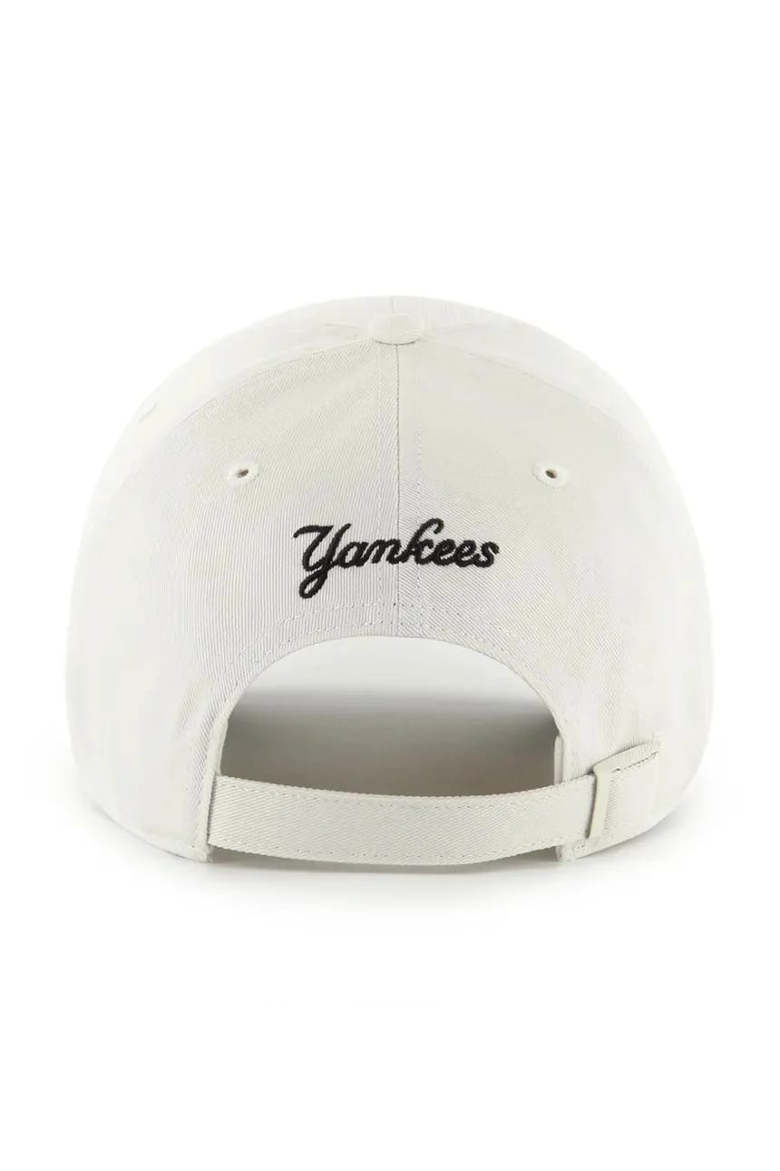 Хлопковая бейсболка MLB New York Yankees серая для мужчин - фото 2