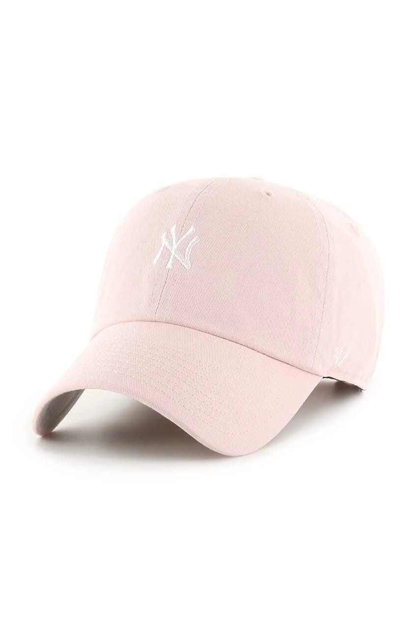 Бейсбольная кепка MLB New York Yankees розовая для женщин