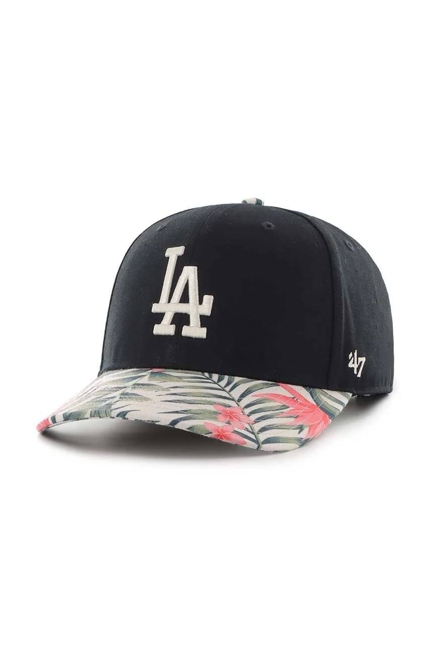 Бейсбольная кепка MLB Los Angeles Dodgers черная для женщин