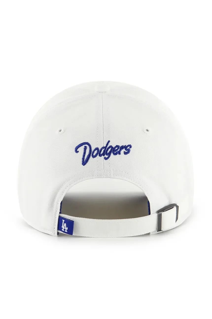 Хлопковая бейсболка MLB Los Angeles Dodgers белая для мужчин - фото 2
