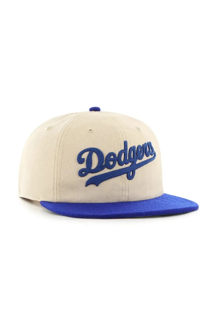 Хлопковая бейсболка MLB LA Dodgers бежевая для мужчин - фото 2