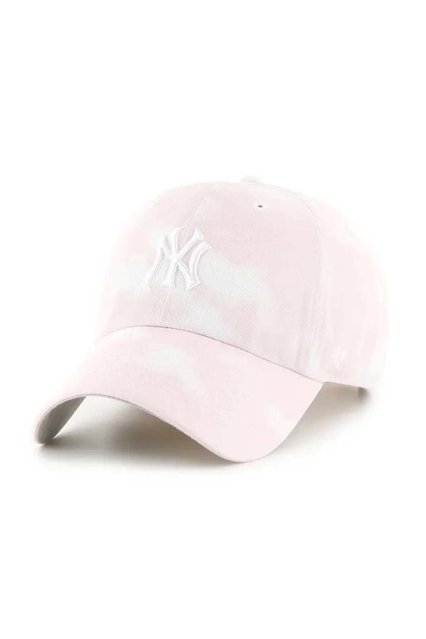 Бейсбольная кепка MLB New York Yankees розовая для женщин