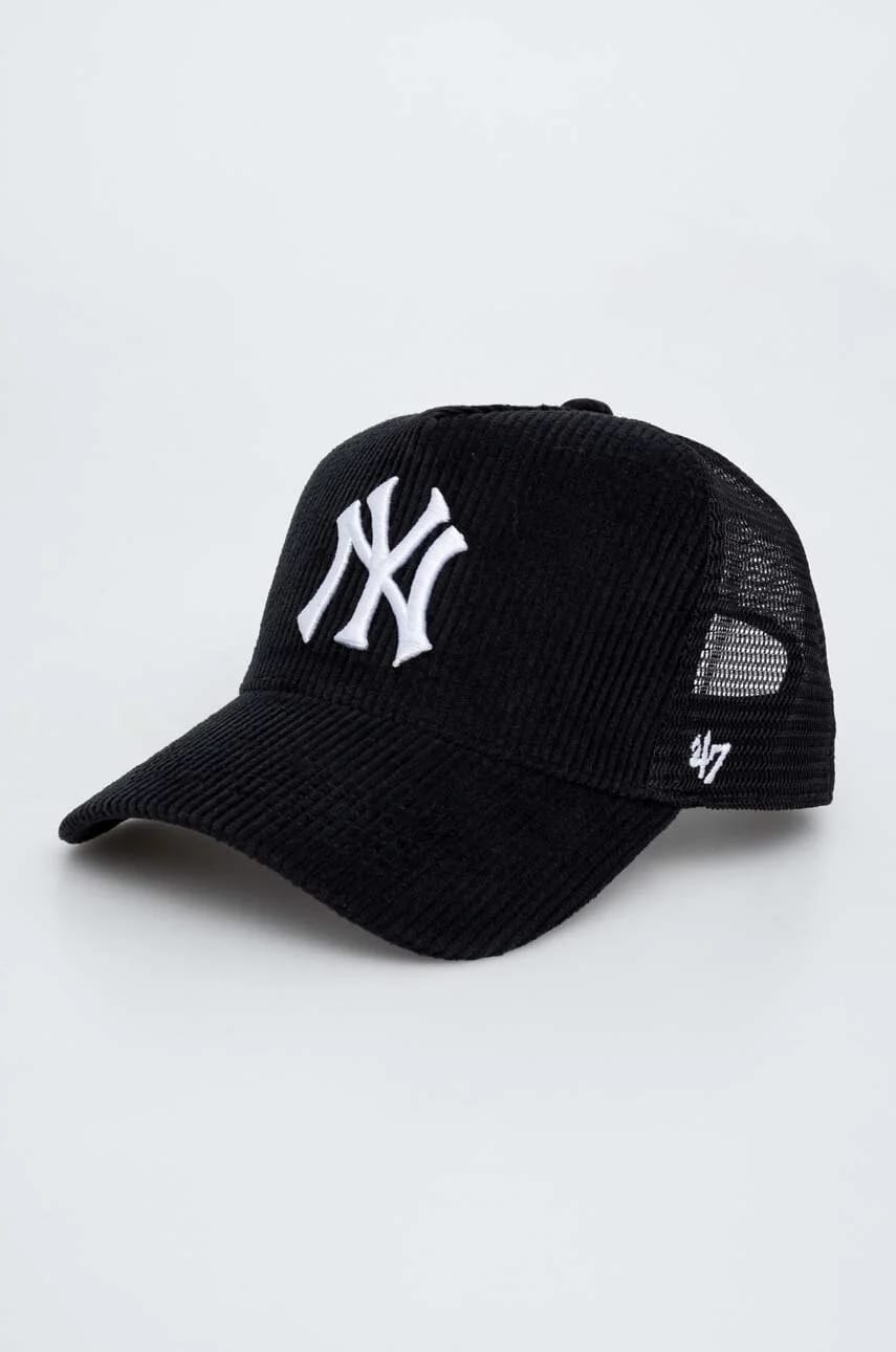 Бейсбольная кепка MLB New York Yankees черная для мужчин