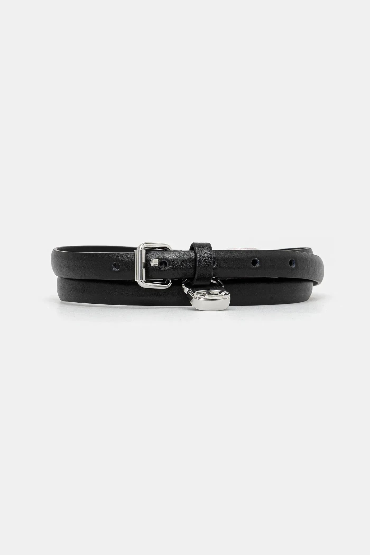 Кожаный ремень Diesel ЛОГОТИП B-CHARM HIP