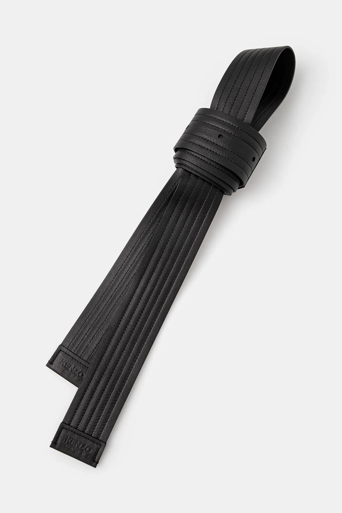 Кожаный ремень Judo Belt 45 мм. - фото 2