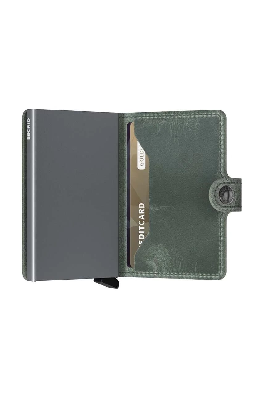 Кожаный кошелек Miniwallet Vintage Sage - фото 4