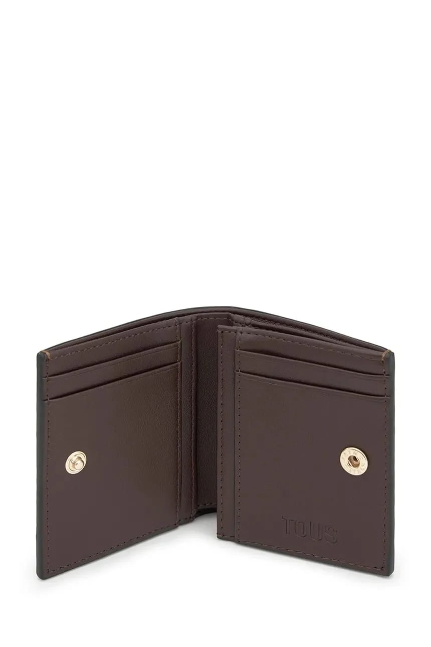 Кошелек коричневый для женщин - фото 3