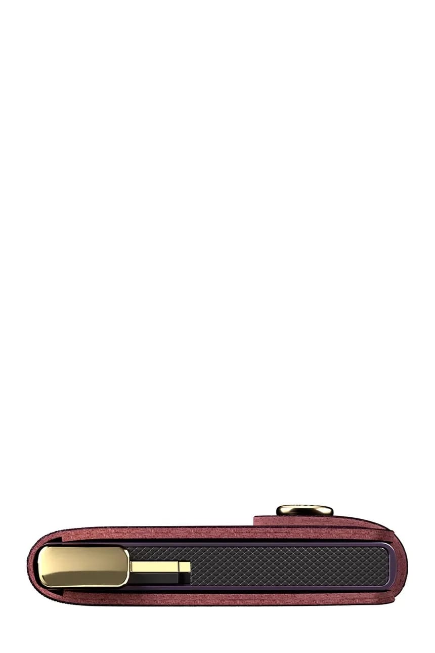 кожаный кошелек BASCO бордовый для мужчин - фото 6