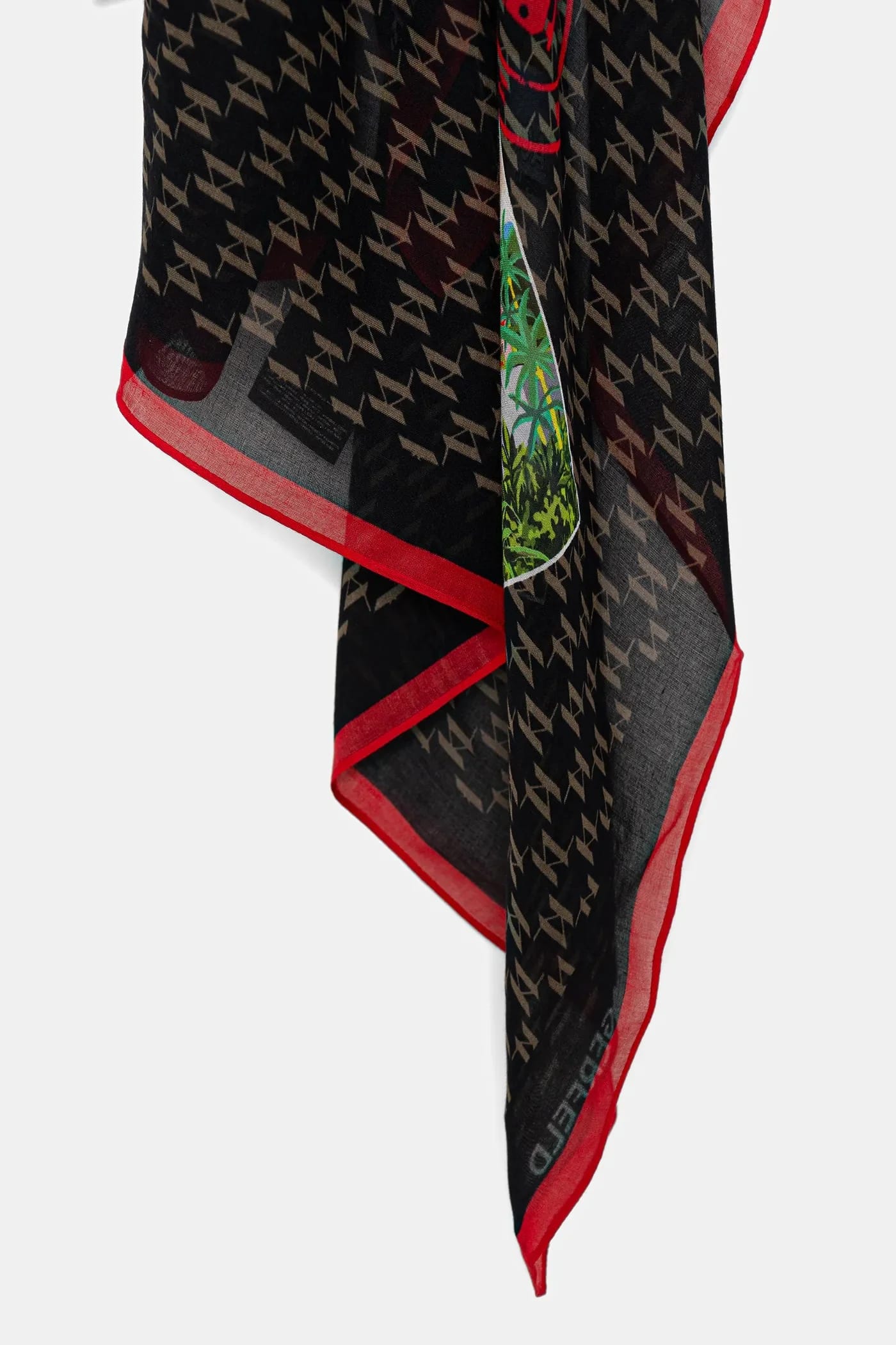шарф IKON MONOGRAM из смесового шелка - фото 2