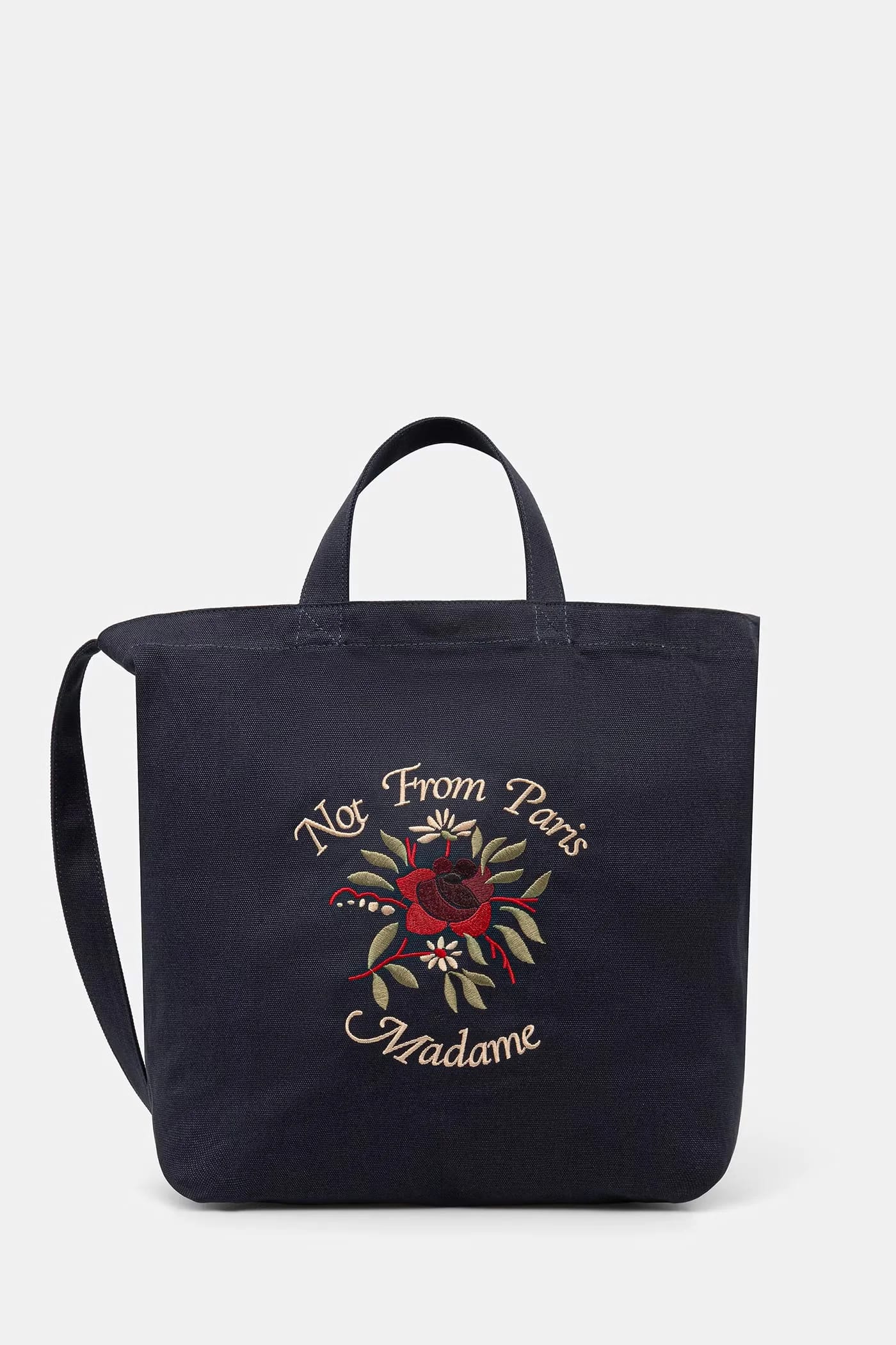 Хлопковая сумка Sac Tote Slogan Rose