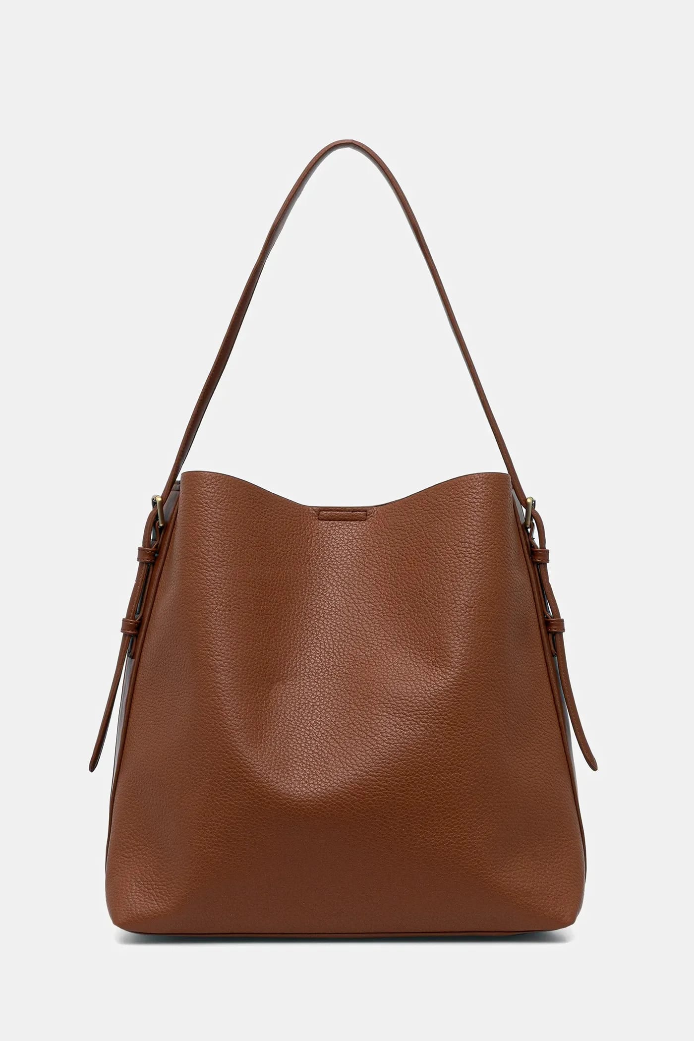Сумка коричневая для женщин - фото 4