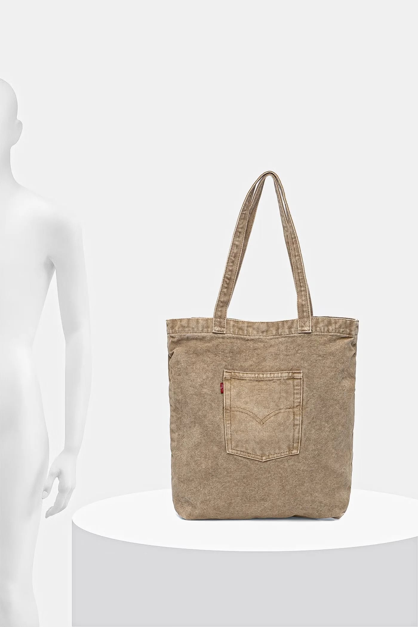 джинсовая сумка BACK POCKET TOTE ELEVATION - фото 6