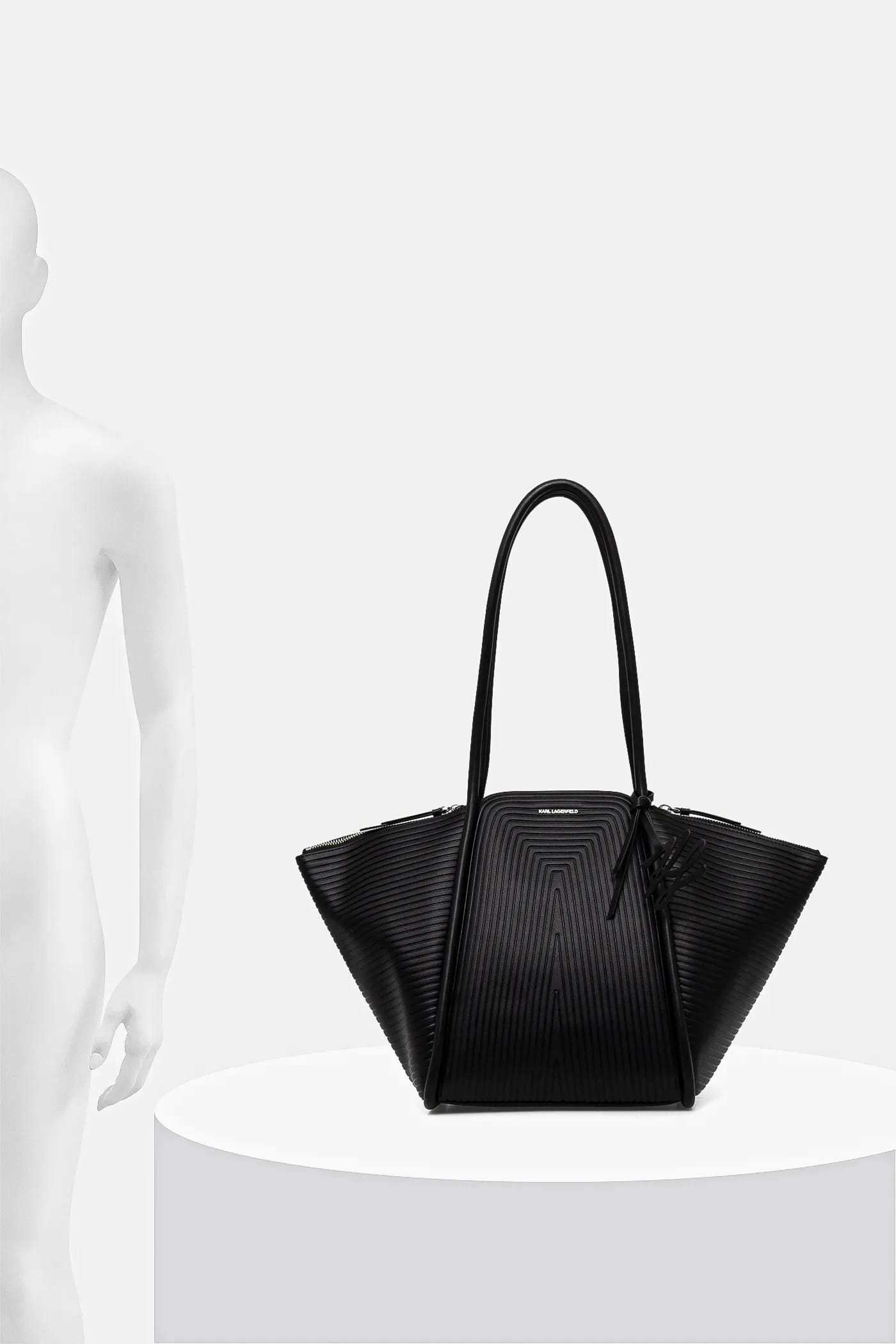 Сумка K/WELLEN MD черная для женщин - фото 6