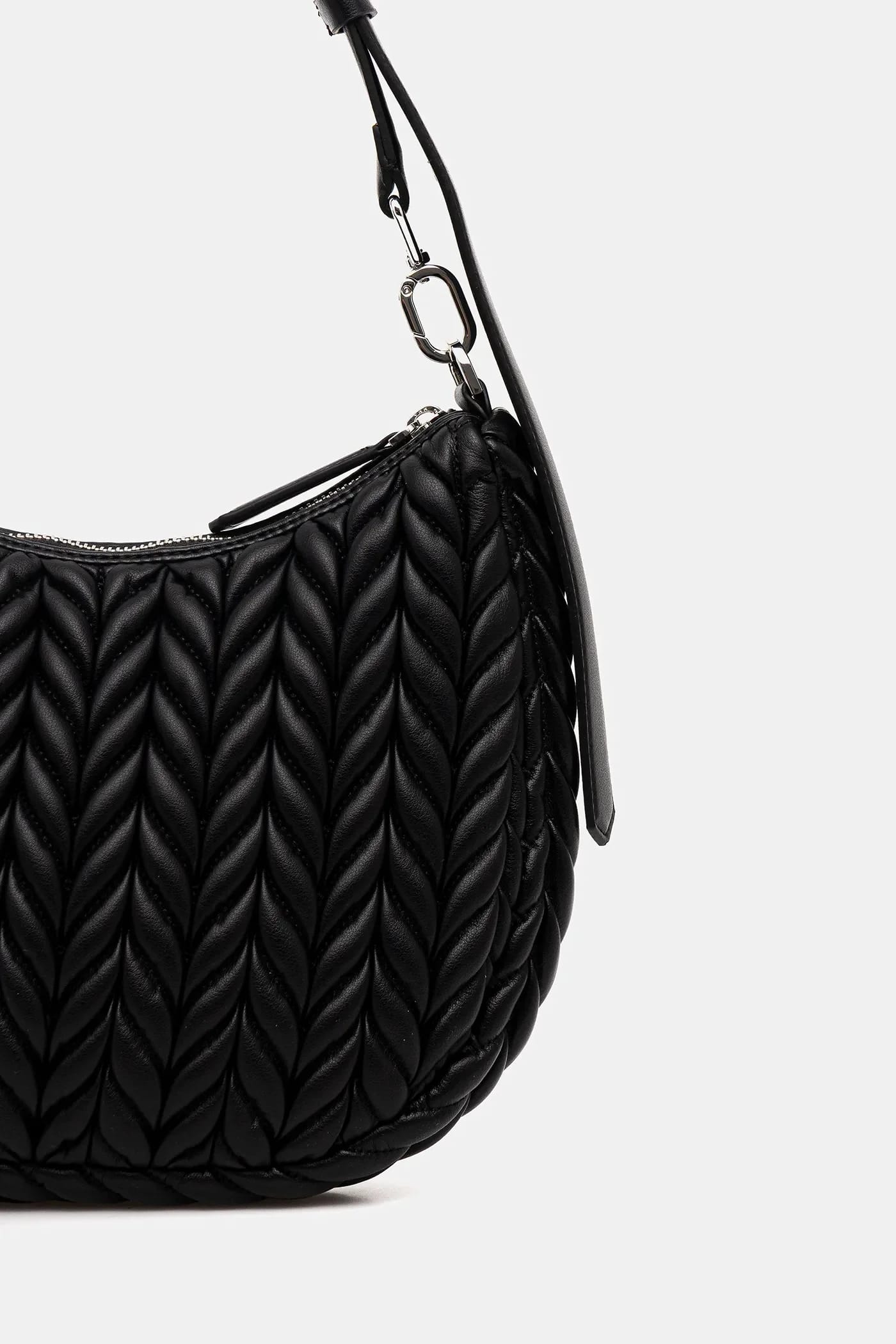 сумка K/WEAVE черная для женщин - фото 4
