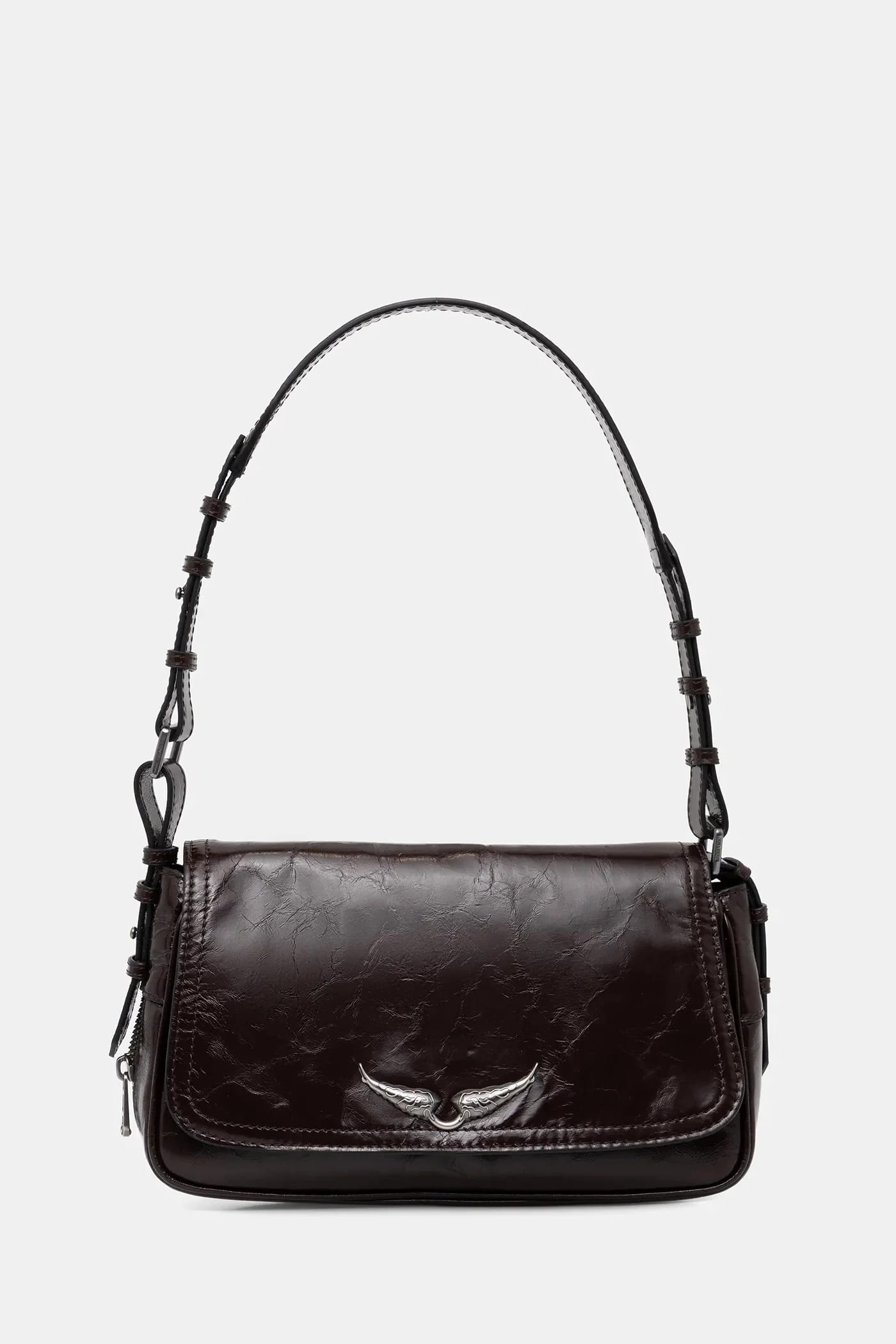 Сумка LE ZOUZOU VINTAGE PATENT из кожи