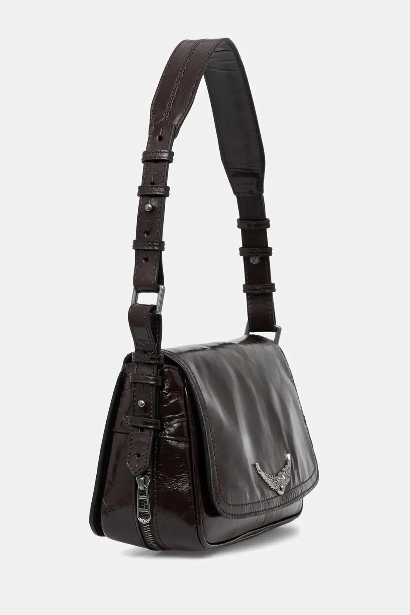Сумка LE ZOUZOU VINTAGE PATENT из кожи - фото 2
