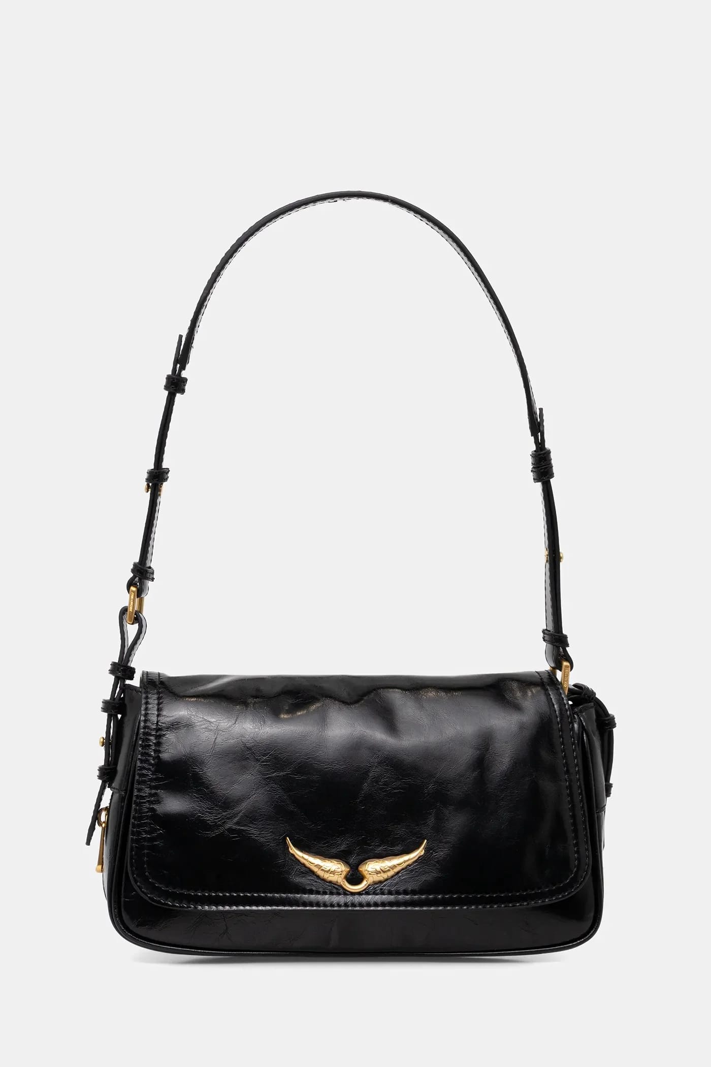 Сумка LE ZOUZOU VINTAGE PATENT из кожи