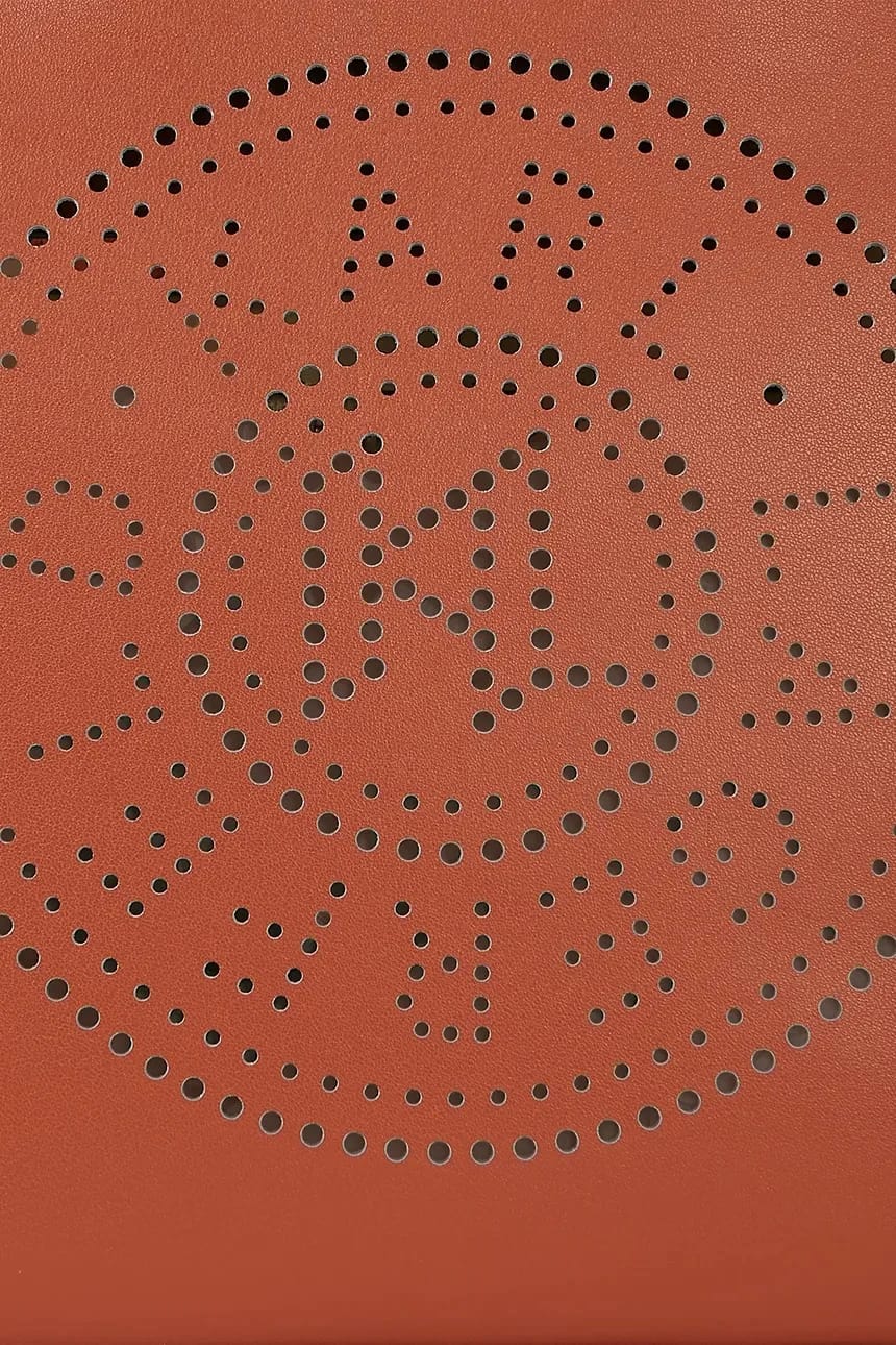 кожаная сумка K/CIRCLE красная для женщин - фото 3