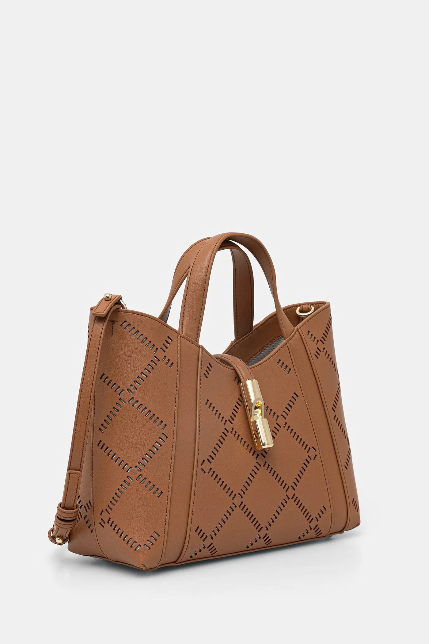 Женская кожаная сумка через плечо Goccia S Tote - фото 2