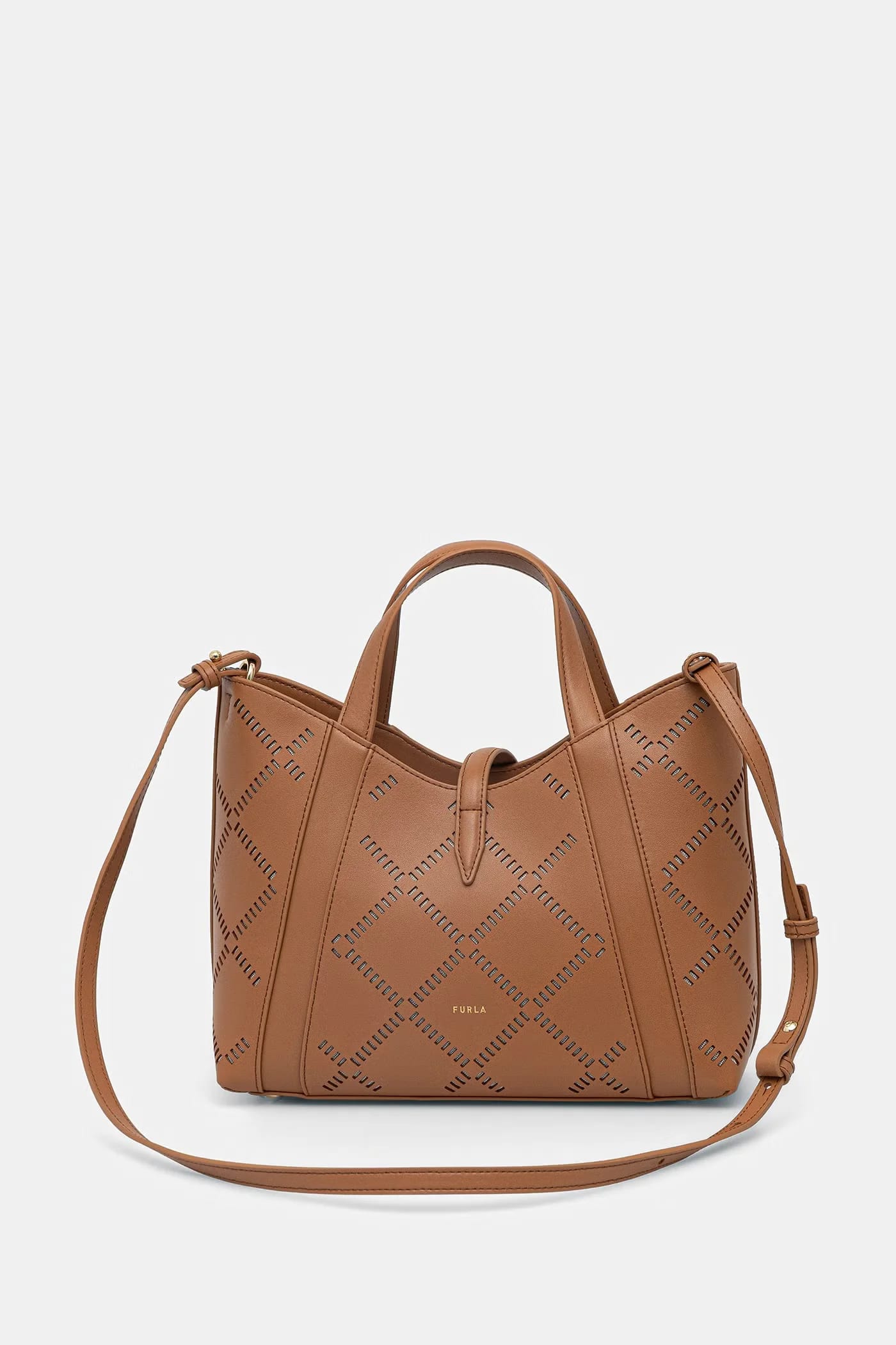Женская кожаная сумка через плечо Goccia S Tote - фото 3