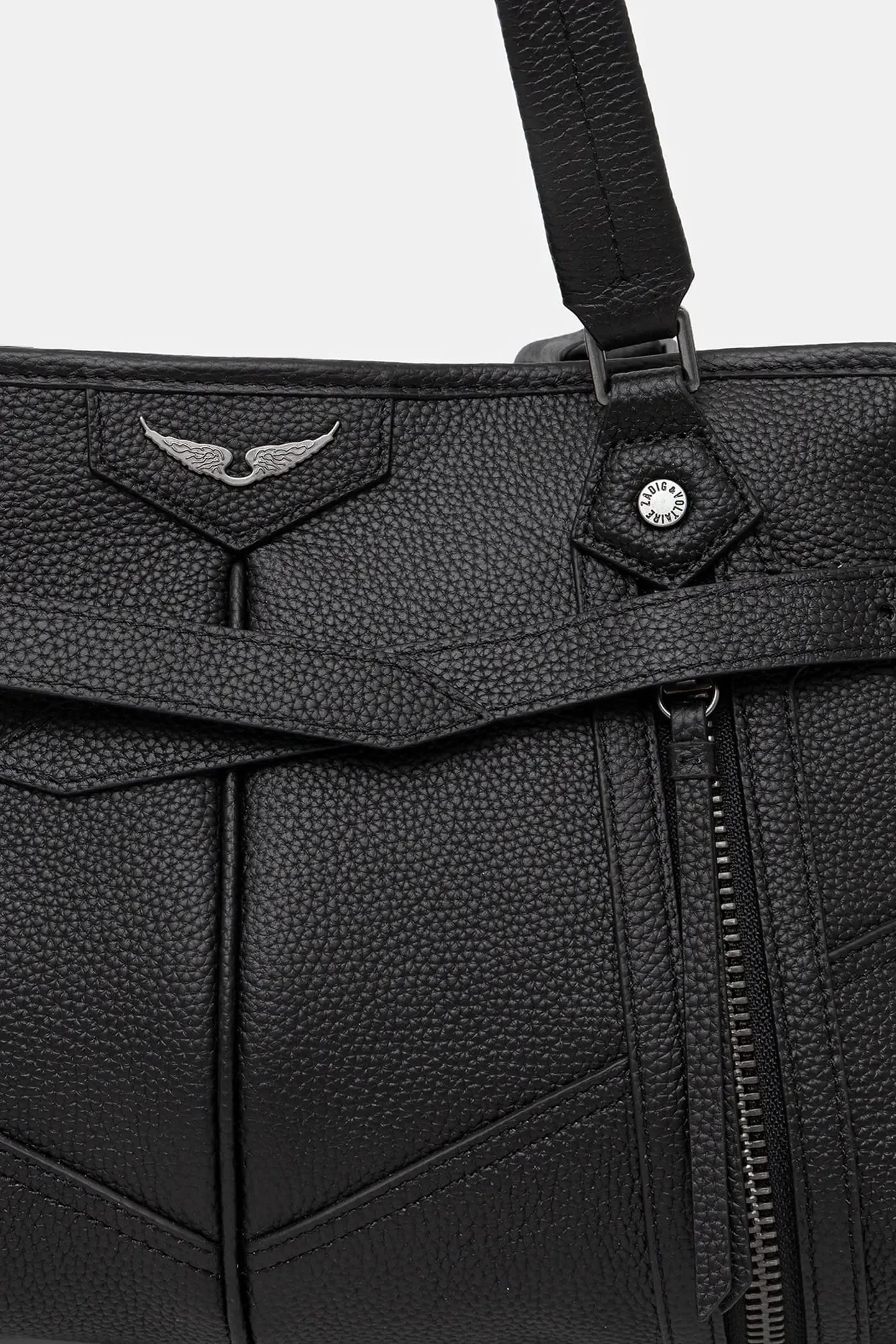Кожаная сумка SUNNY SHOPPER GRAINED LEATHER - фото 4