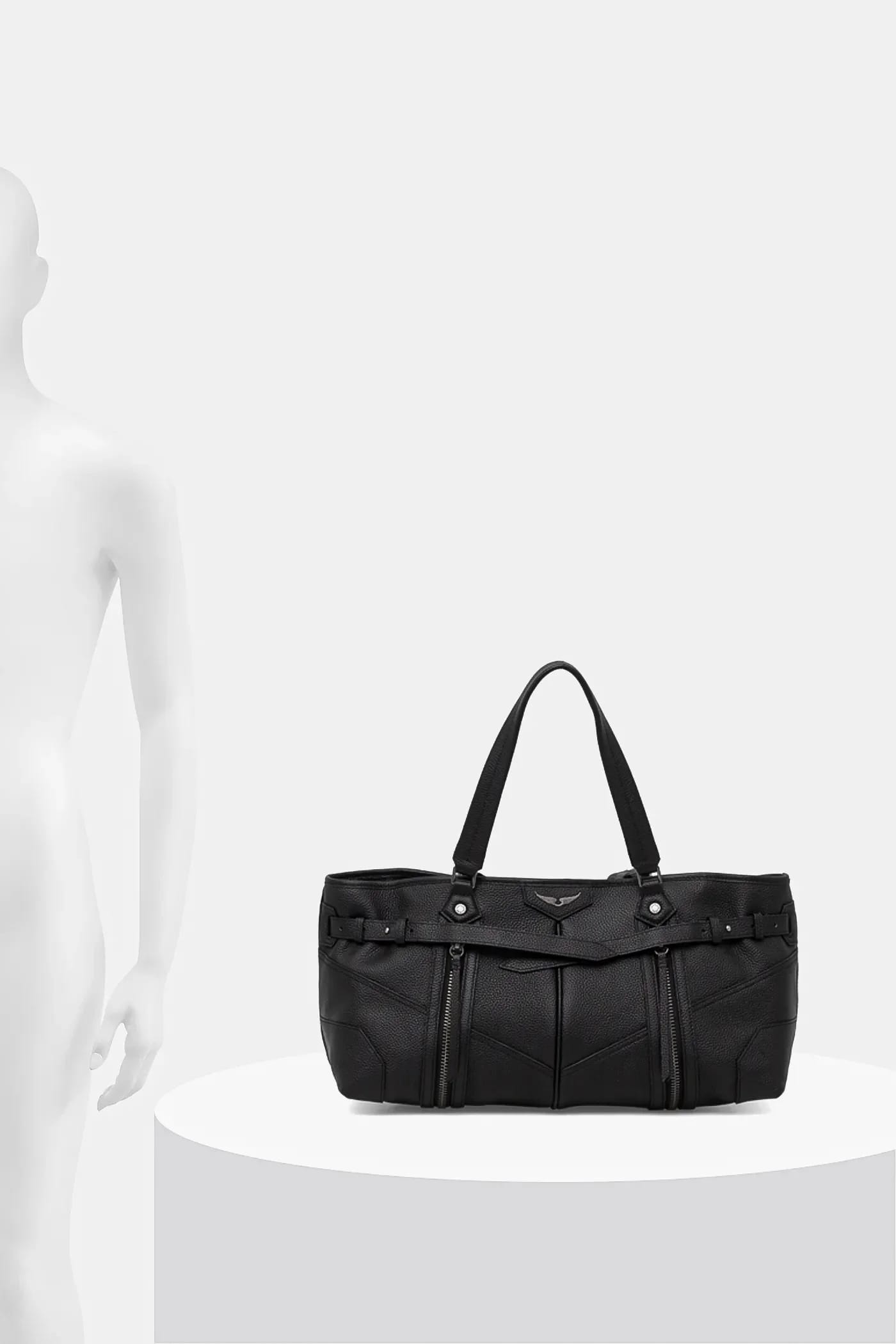 Кожаная сумка SUNNY SHOPPER GRAINED LEATHER - фото 6