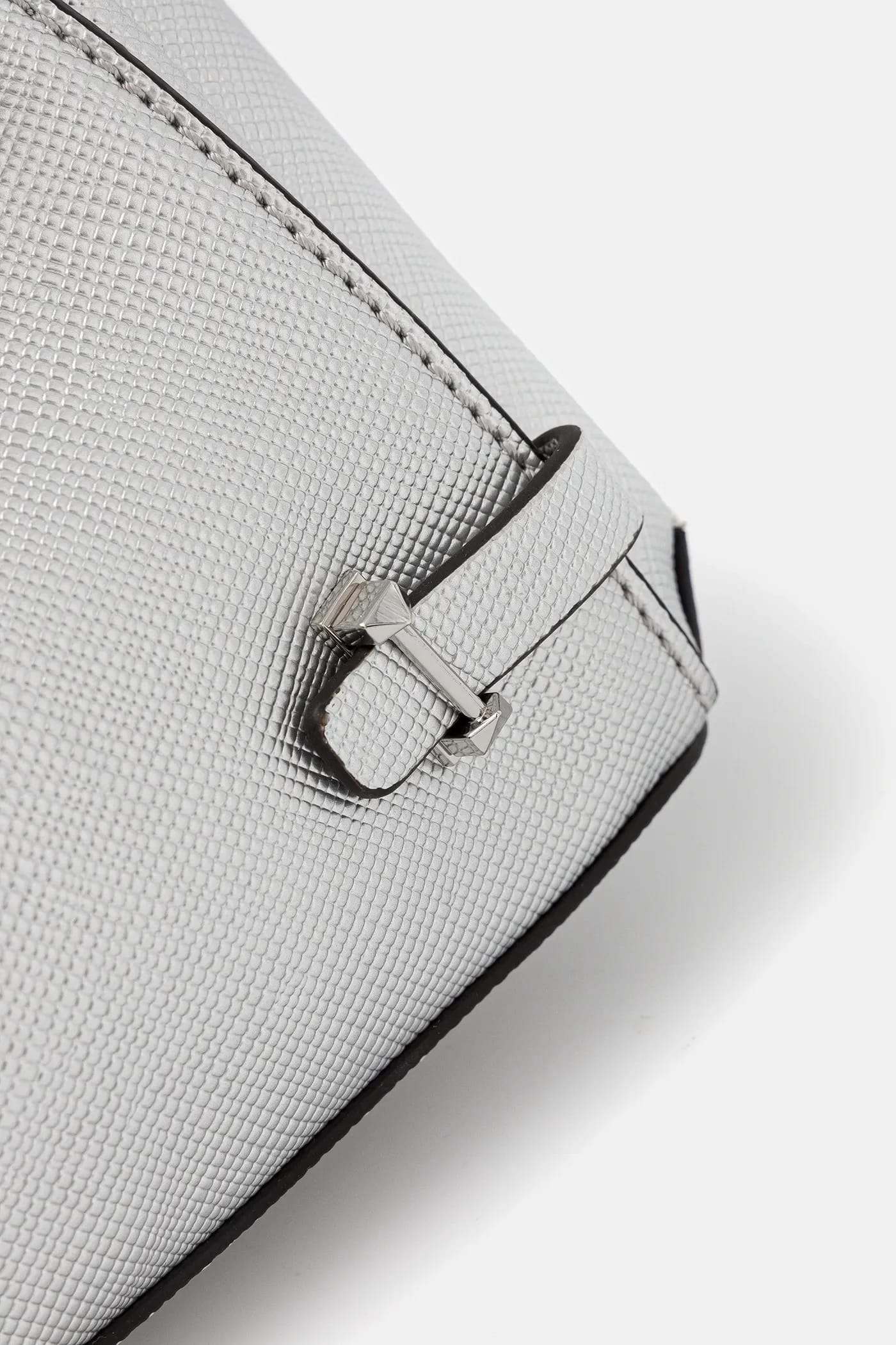 РОЗАЛЬБА сумочка серебро для женщин - фото 4