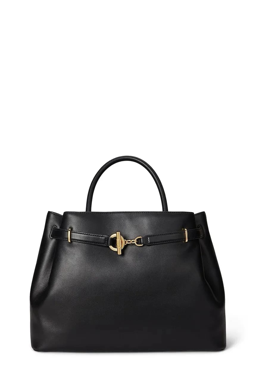 Кожаная сумочка черная для женщин