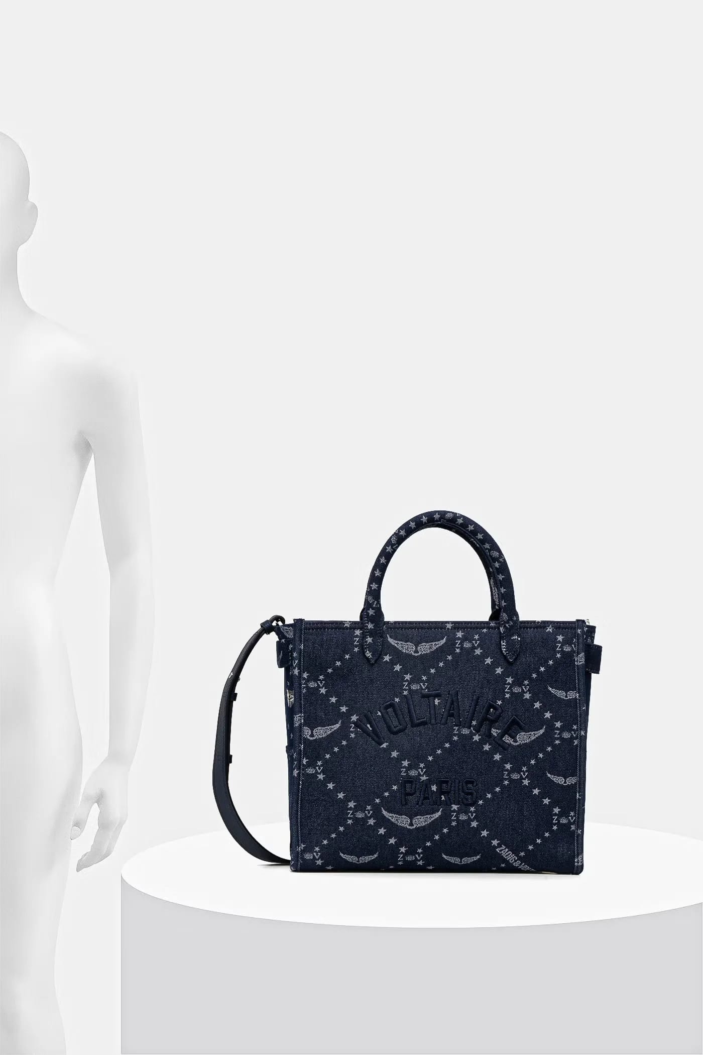 Сумочка ANGEL TOTE DENIM MONOGRAM - фото 6