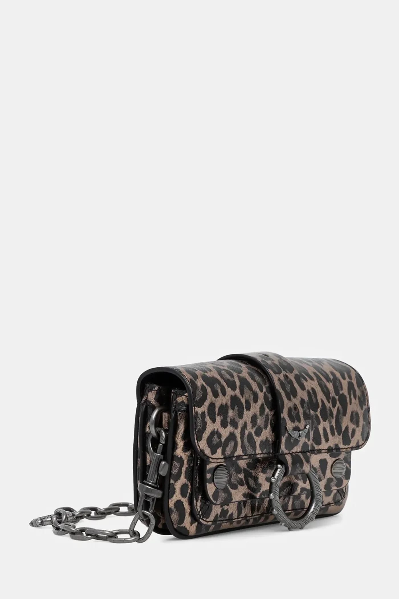 Кожаная сумка KATE WALLET METAL LEO - фото 2