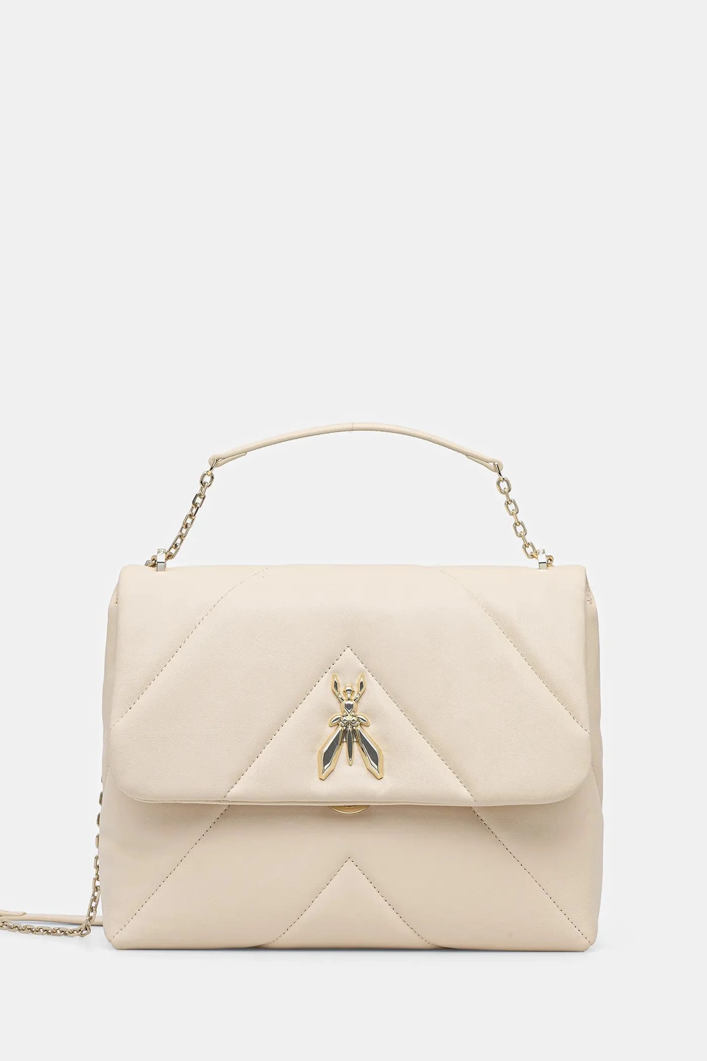 Кожаная сумочка бежевая для женщин