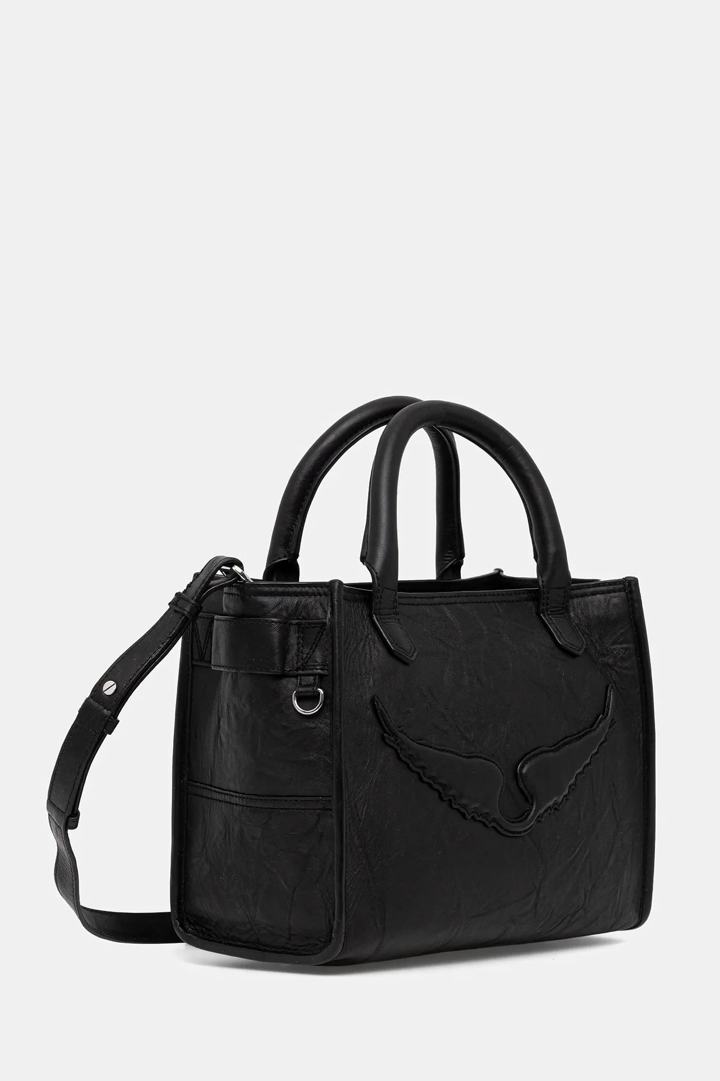 Кожаная сумка ANGEL TOTE XS COW BURNISH - фото 2