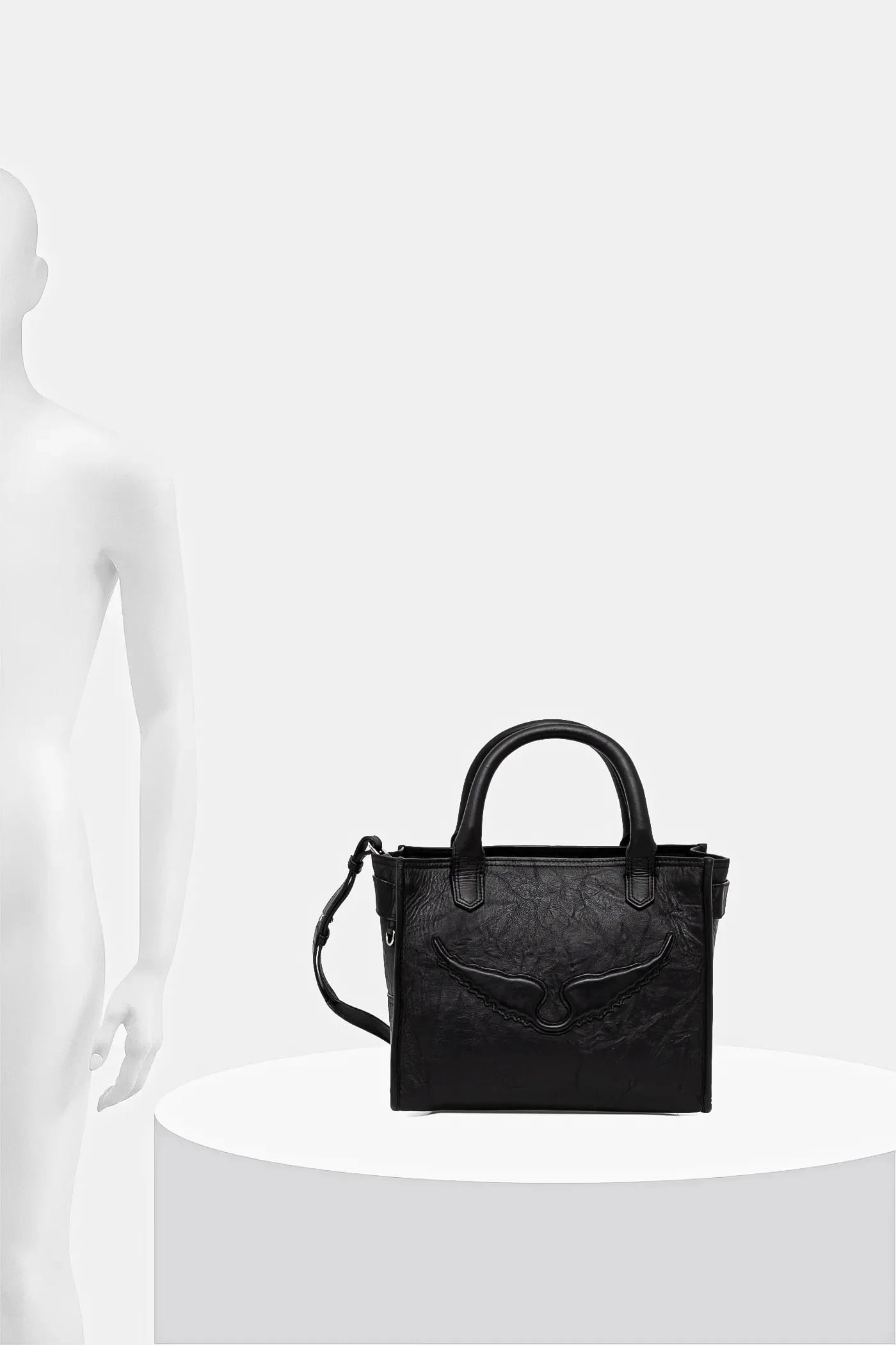 Кожаная сумка ANGEL TOTE XS COW BURNISH - фото 6