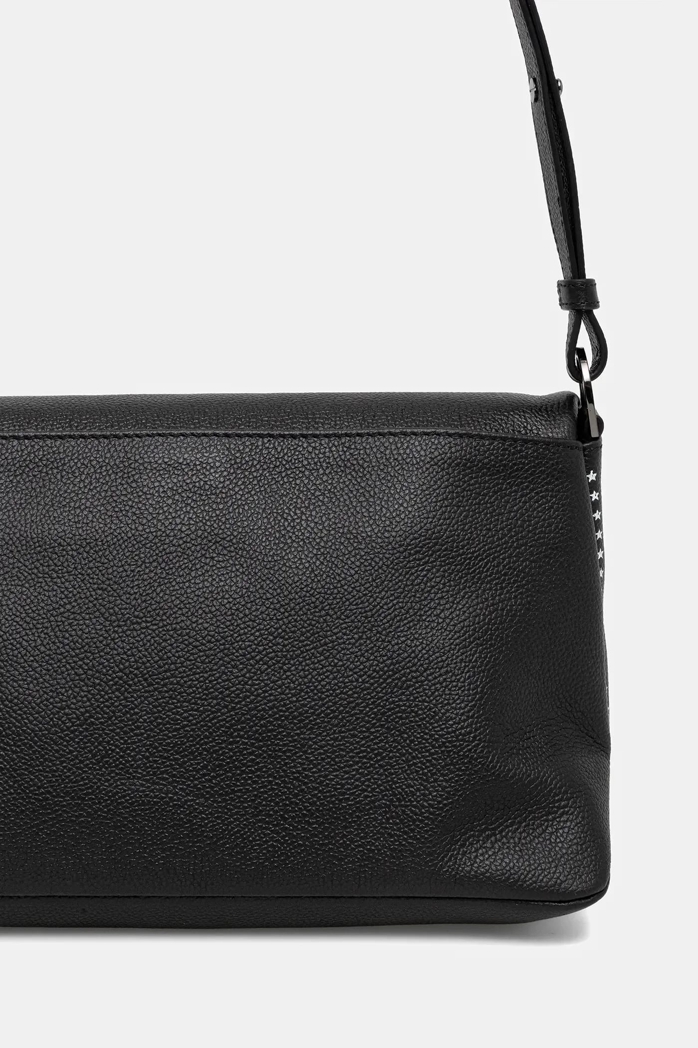 Кожаная сумка ROCKY II GRAINED LEATHER PUNK - фото 3