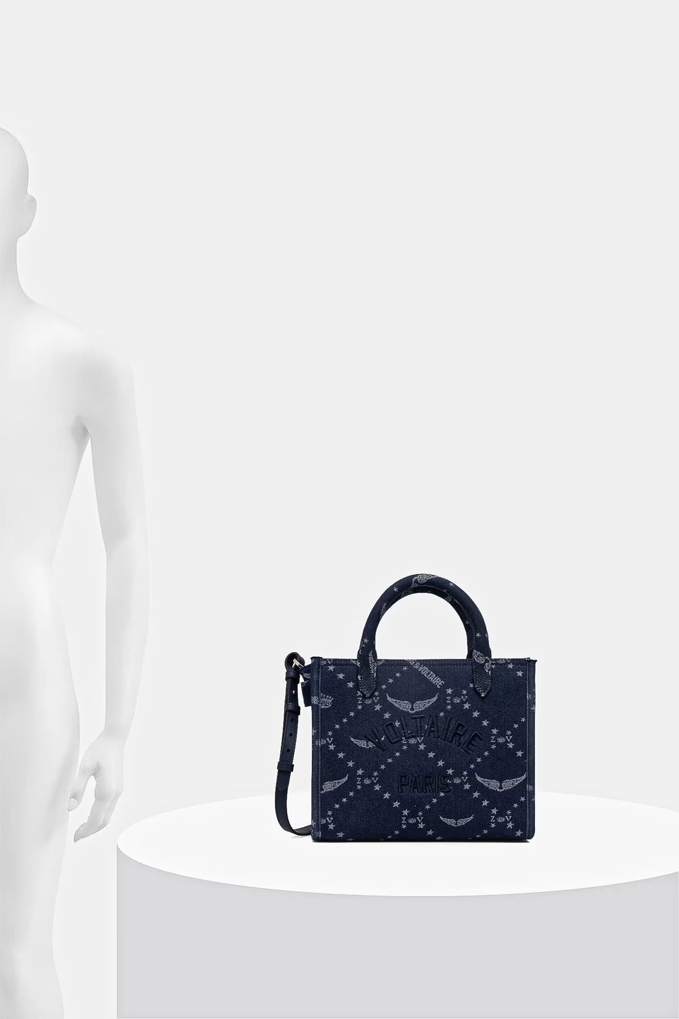 Сумочка ANGEL TOTE XS DENIM MONOGRAM - фото 7