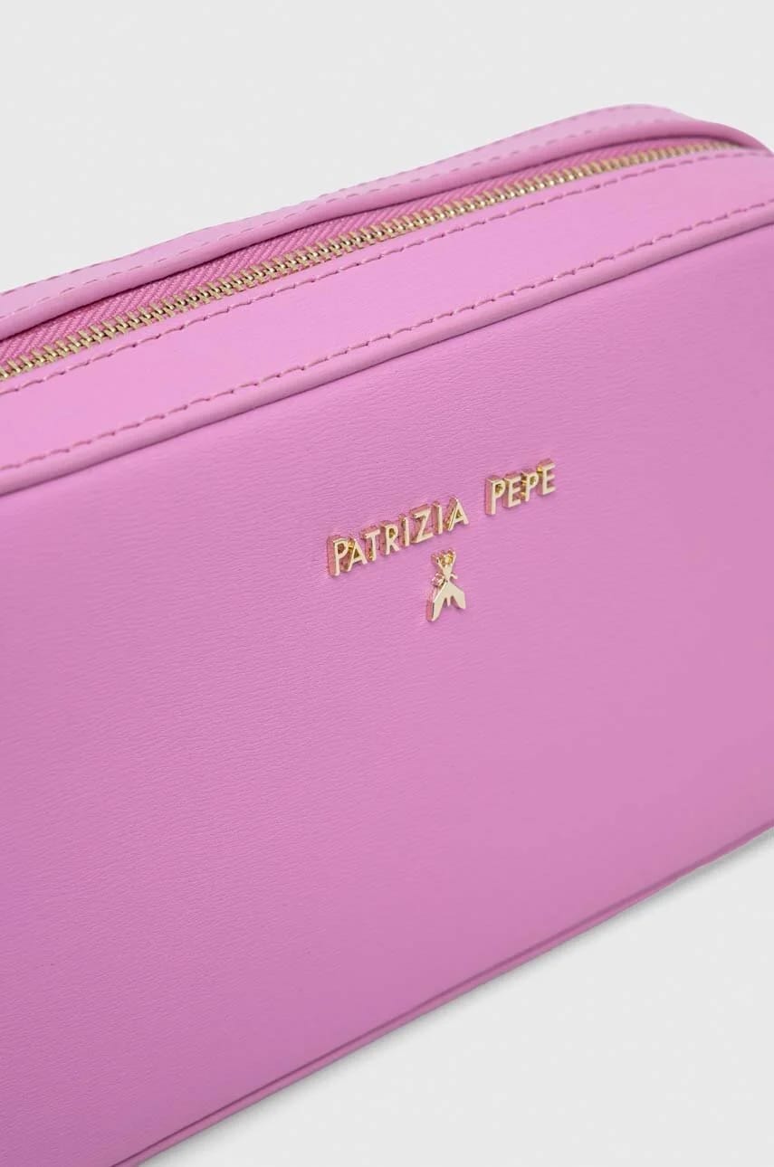Кожаная сумочка розовая для женщин - фото 3