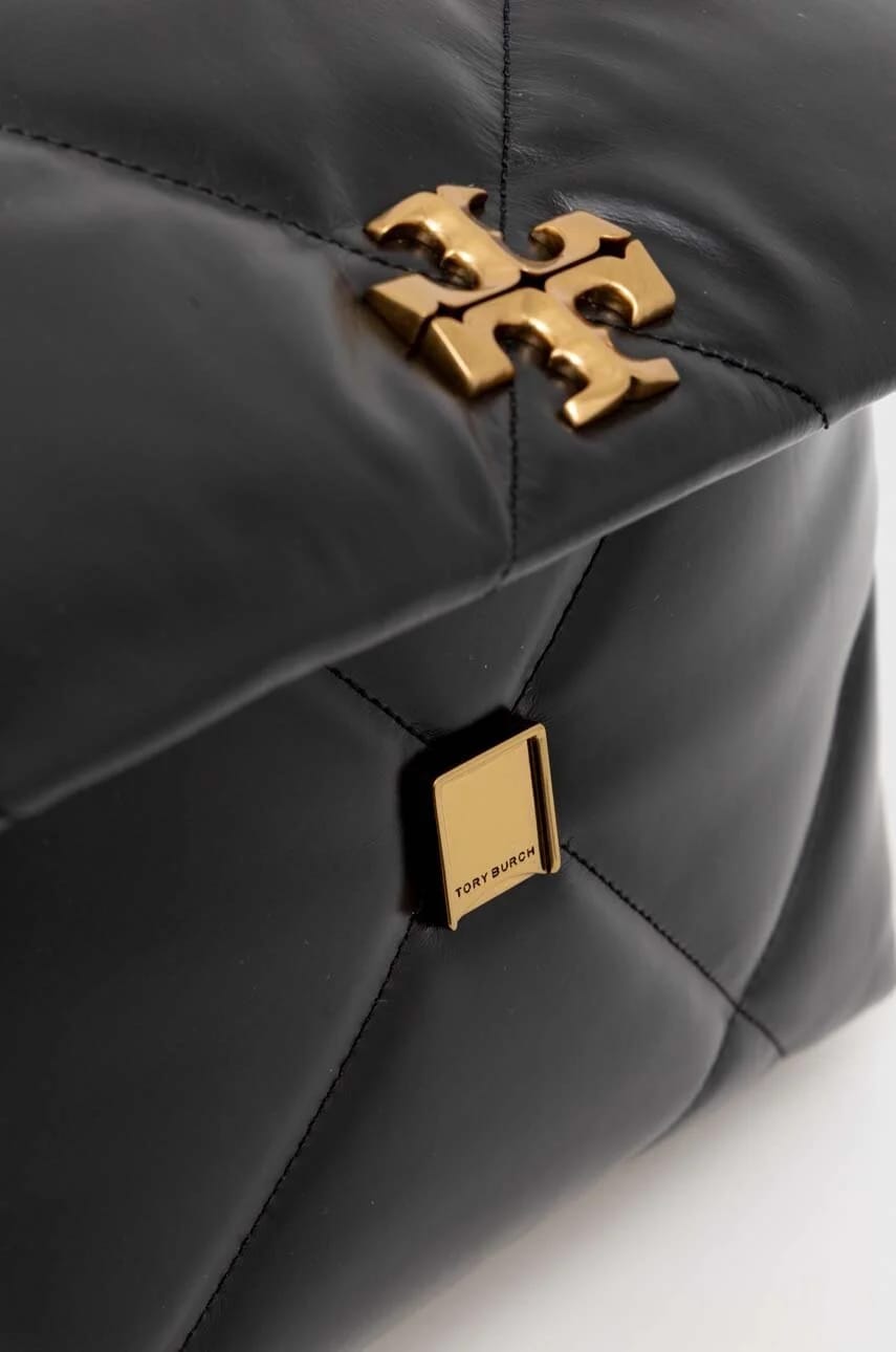 Кожаная сумка Kira Diamond Quilt черная для женщин - фото 6