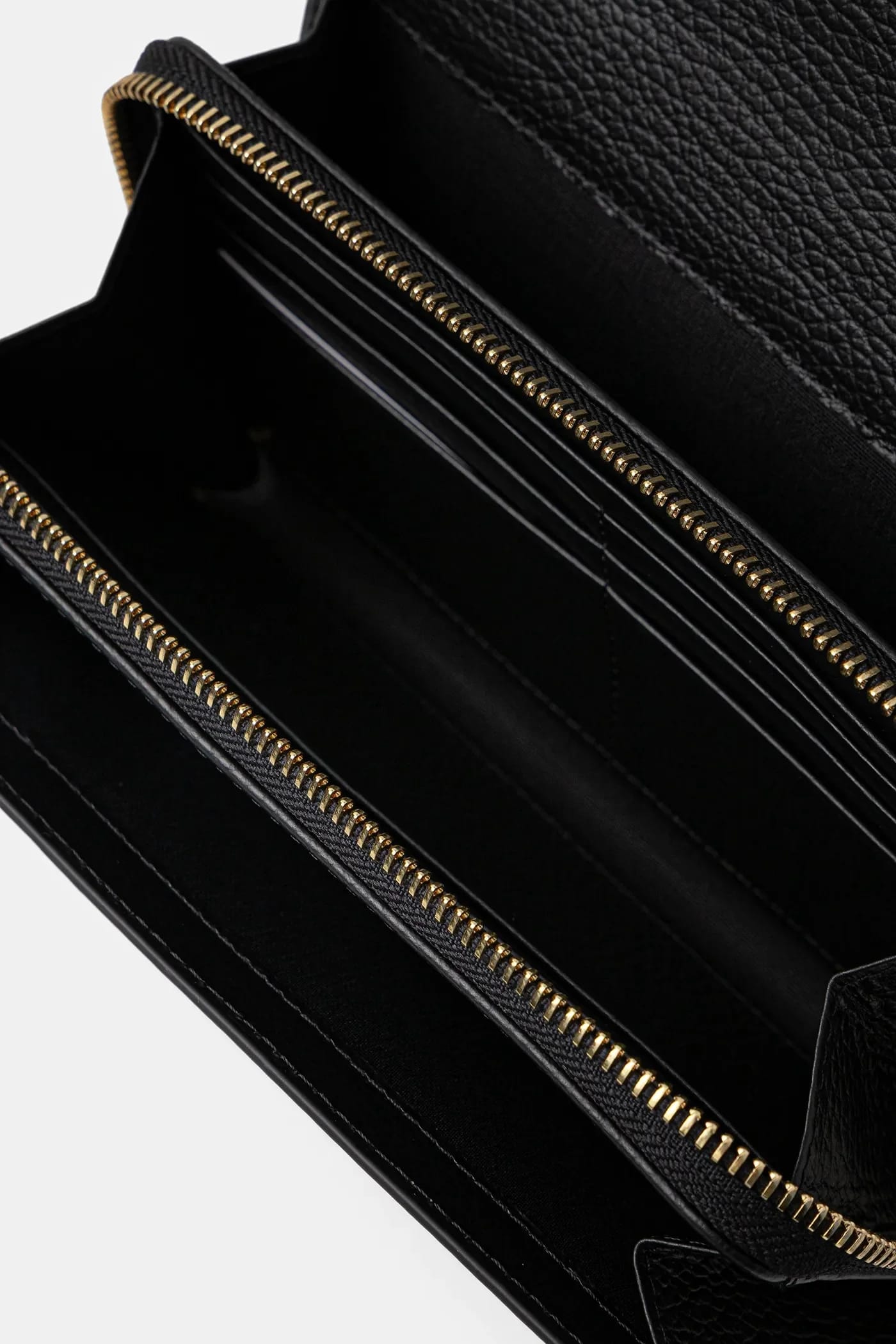 Кожаный клатч черный для женщин - фото 4