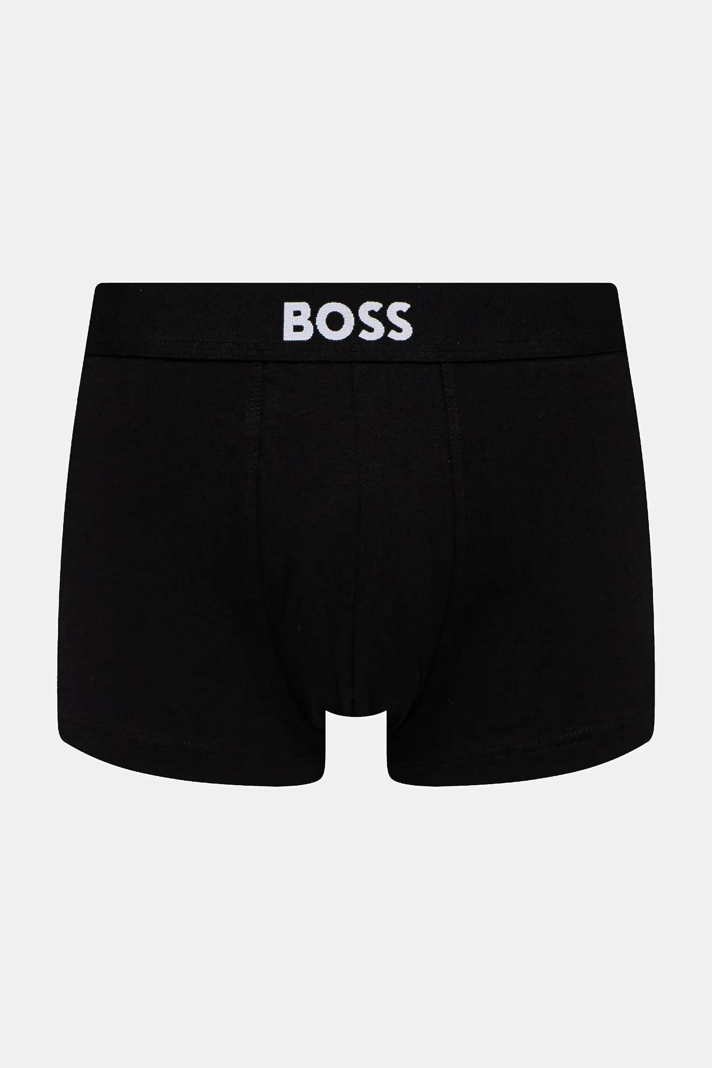 Trunk 3P BOSS ONE Комплект из трех боксеров-шорт черный для мужчин - фото 3