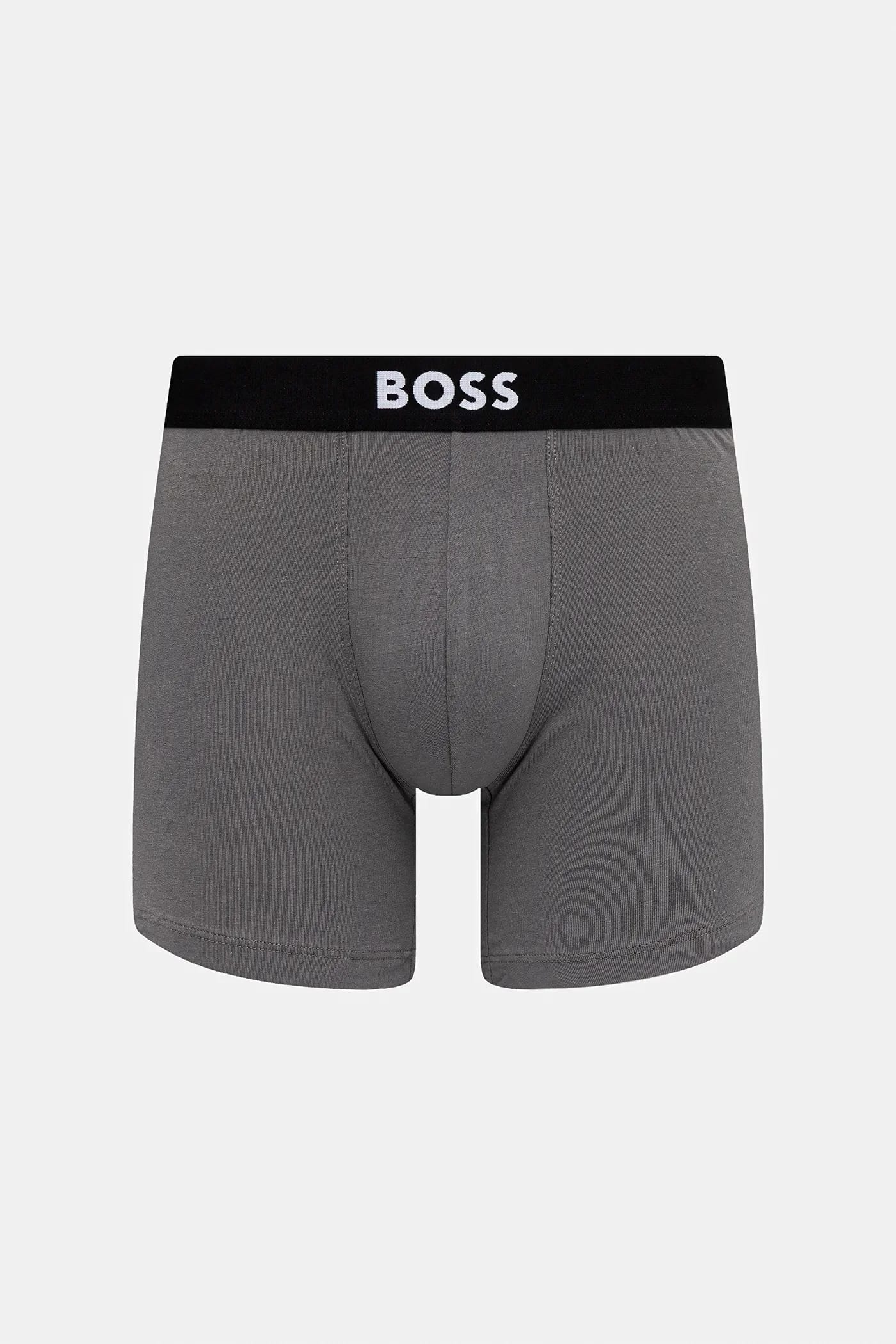 Приталенные мужские боксеры из хлопка с эластаном BoxerBr 3P BOSS ONE 3 шт. - фото 3