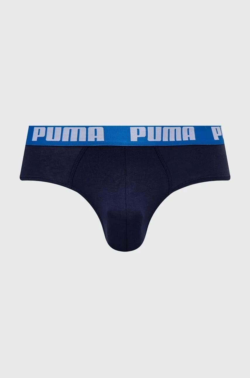 Мужские трусы из хлопка с эластаном Everyday Brief, 2 шт. синие для мужчин - фото 3