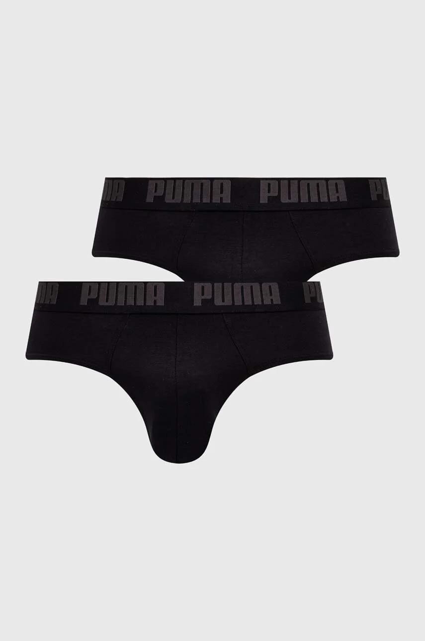 Мужские трусы из хлопка с эластаном Everyday Brief, 2 шт. черные для мужчин