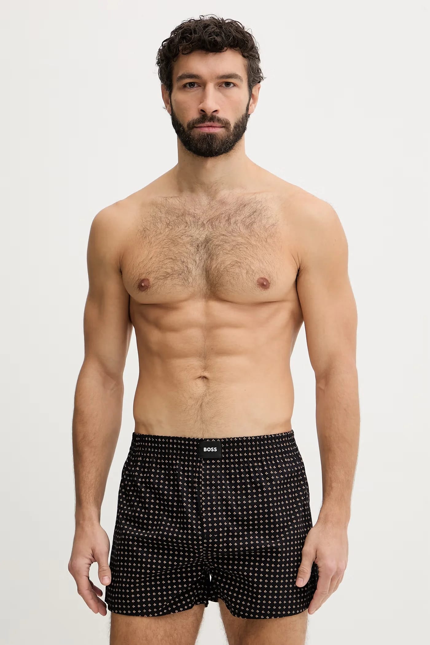 Свободные мужские хлопковые боксеры 2P Boxer S. CW Персиковые 2 шт.