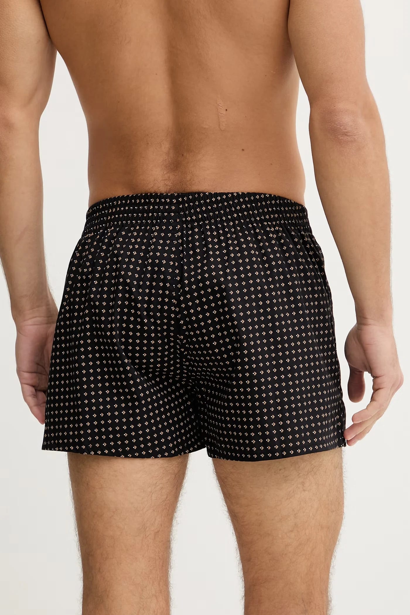 Свободные мужские хлопковые боксеры 2P Boxer S. CW Персиковые 2 шт. - фото 4