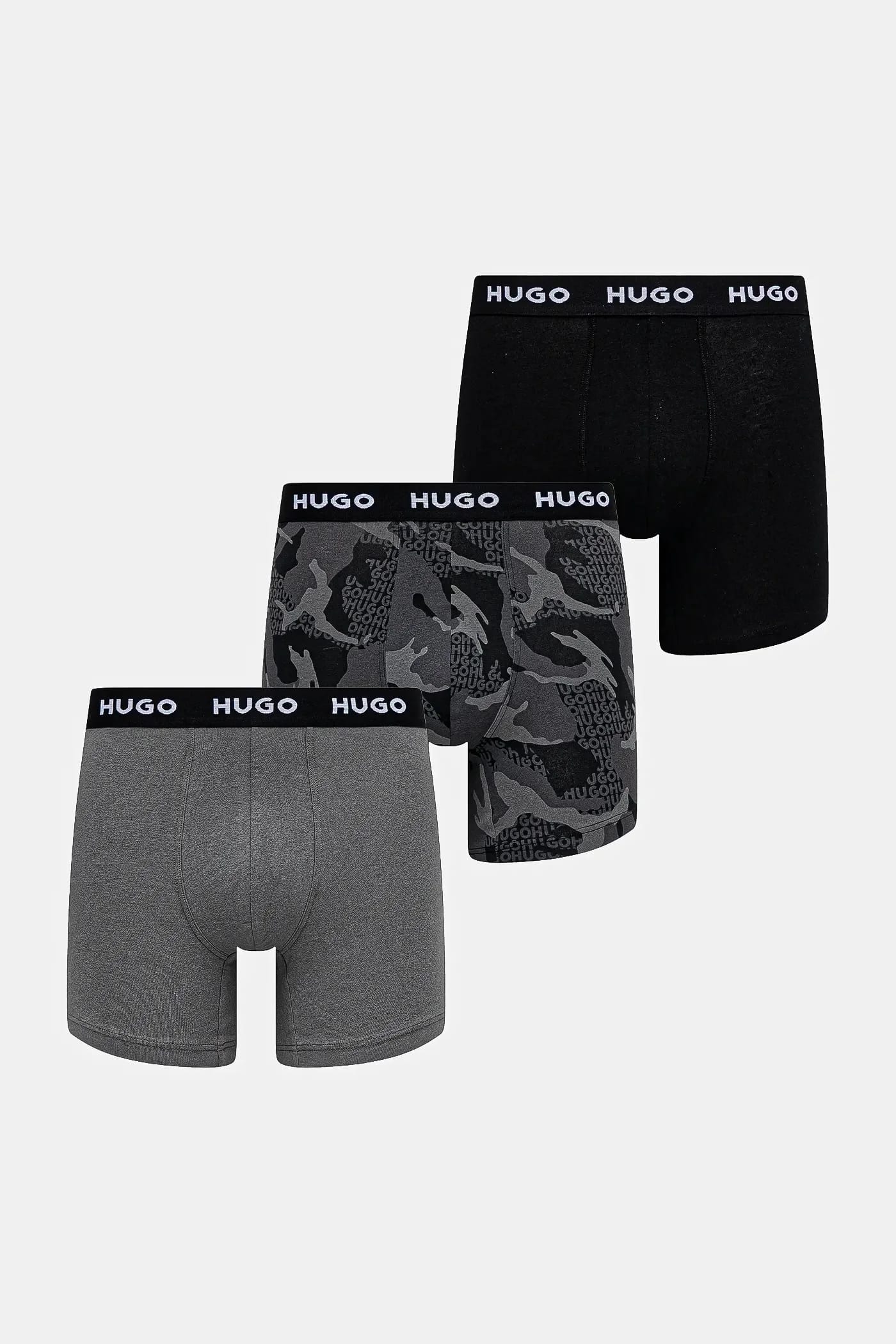 Мужские боксеры из хлопка с эластаном BOXERBR TRIPLET DESIGN, 3 шт.