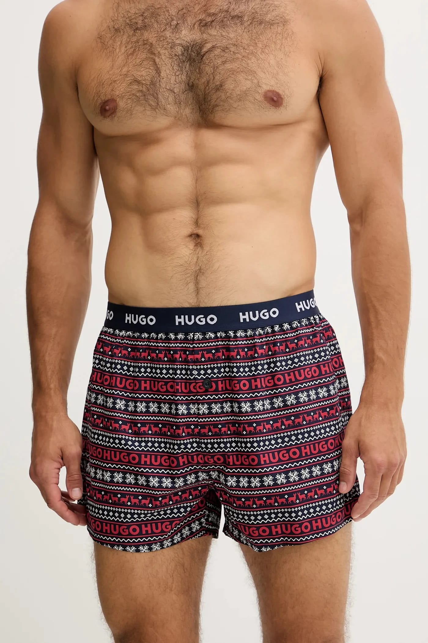 Свободные мужские хлопковые боксеры WOVEN BOXER TRIPLET, 3 шт. - фото 3