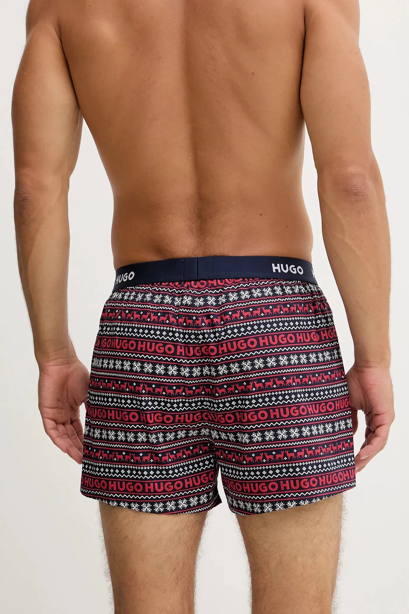 Свободные мужские хлопковые боксеры WOVEN BOXER TRIPLET, 3 шт. - фото 6