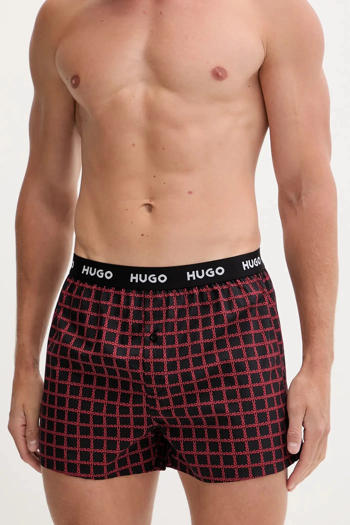 Свободные мужские хлопковые боксеры WOVEN BOXER TRIPLET, 3 шт. - фото 4